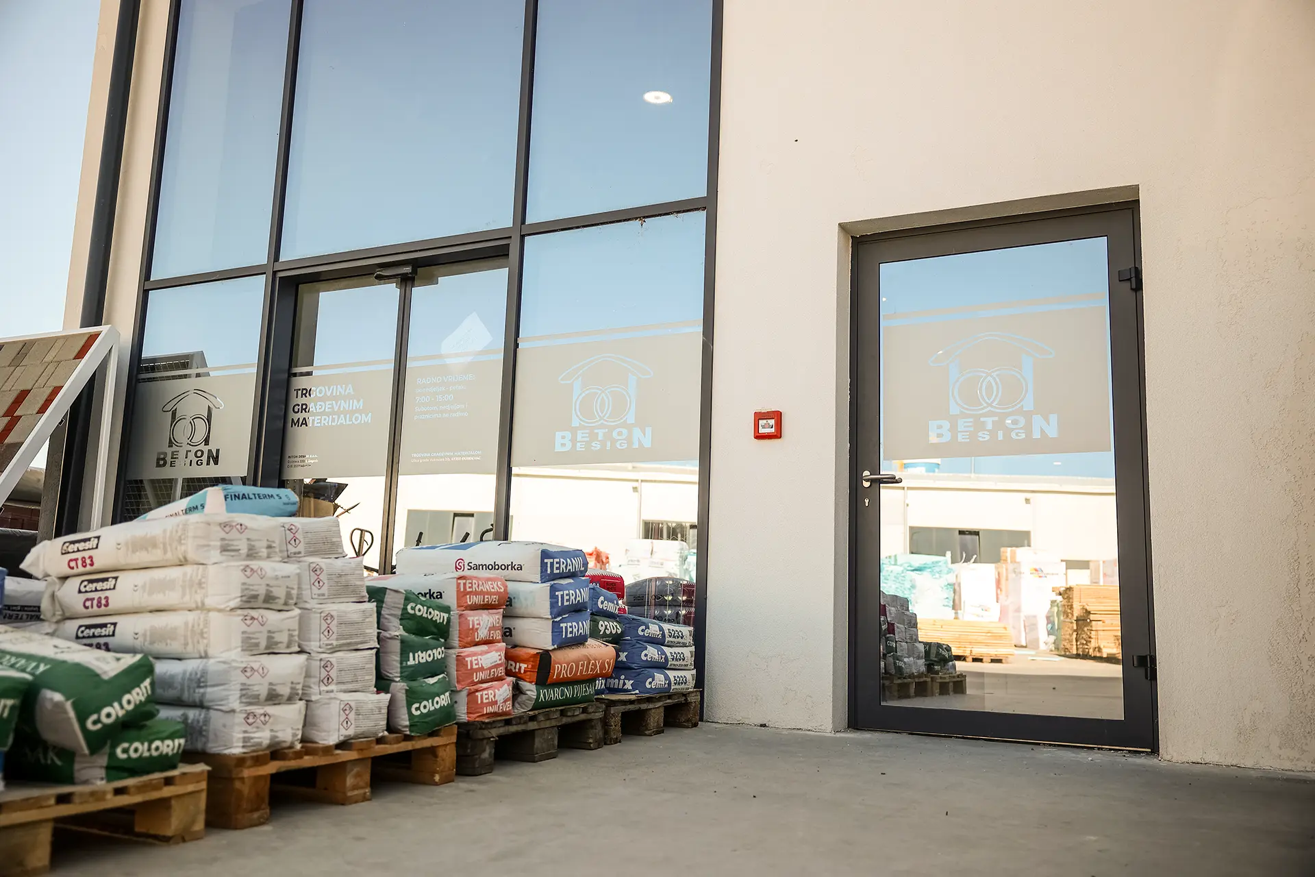 Trgovina građevnim materijalom Beton Design u Đurđevcu